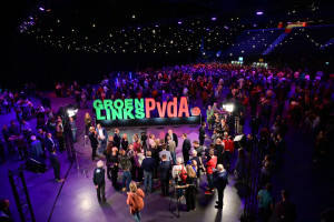 Congres GroenLinks-PvdA 14 oktober in Ahoy Rotterdam een daverend succes: samen kan het.